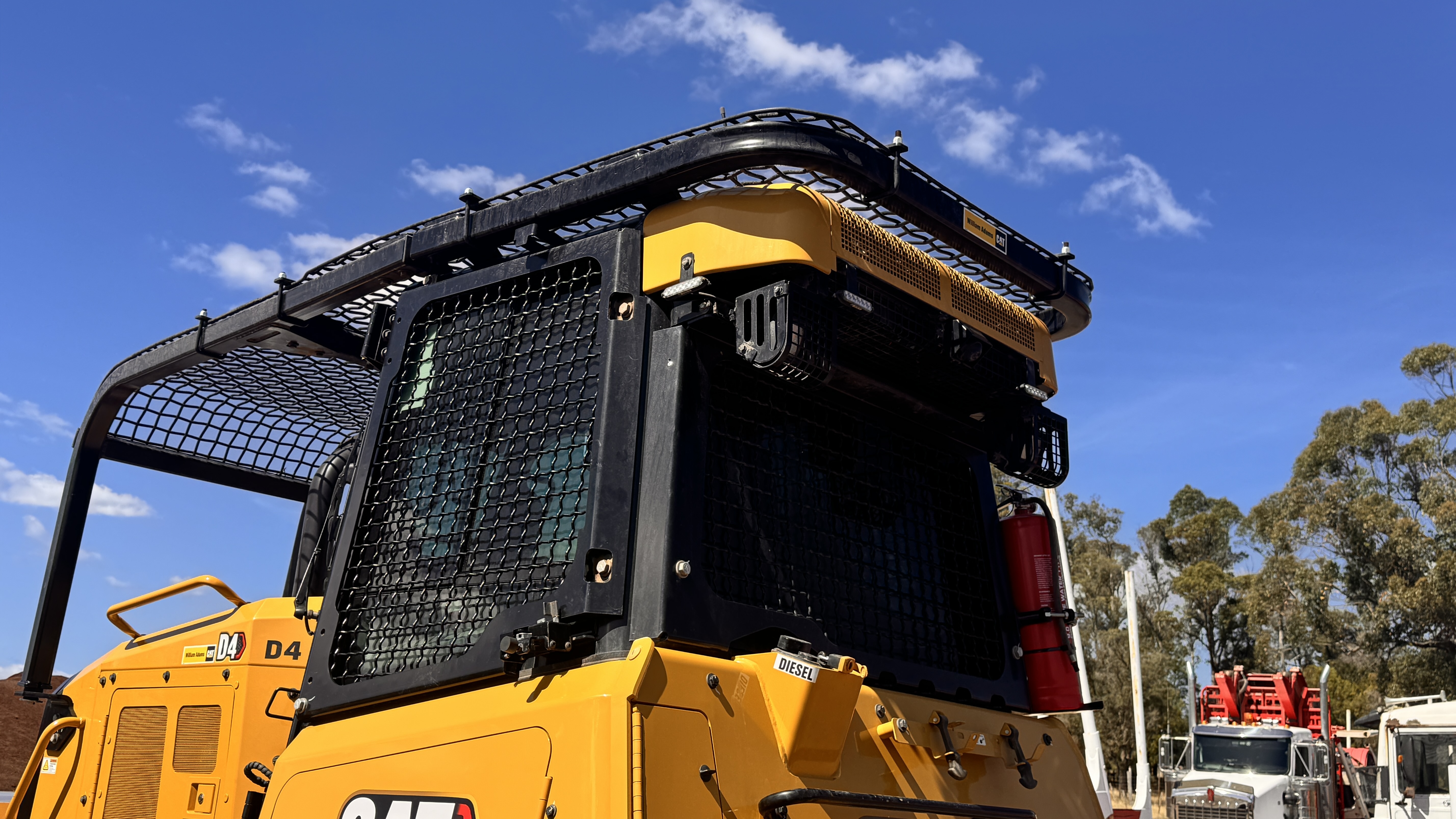 Window Tinting Launceston - CAT D4 Dozer